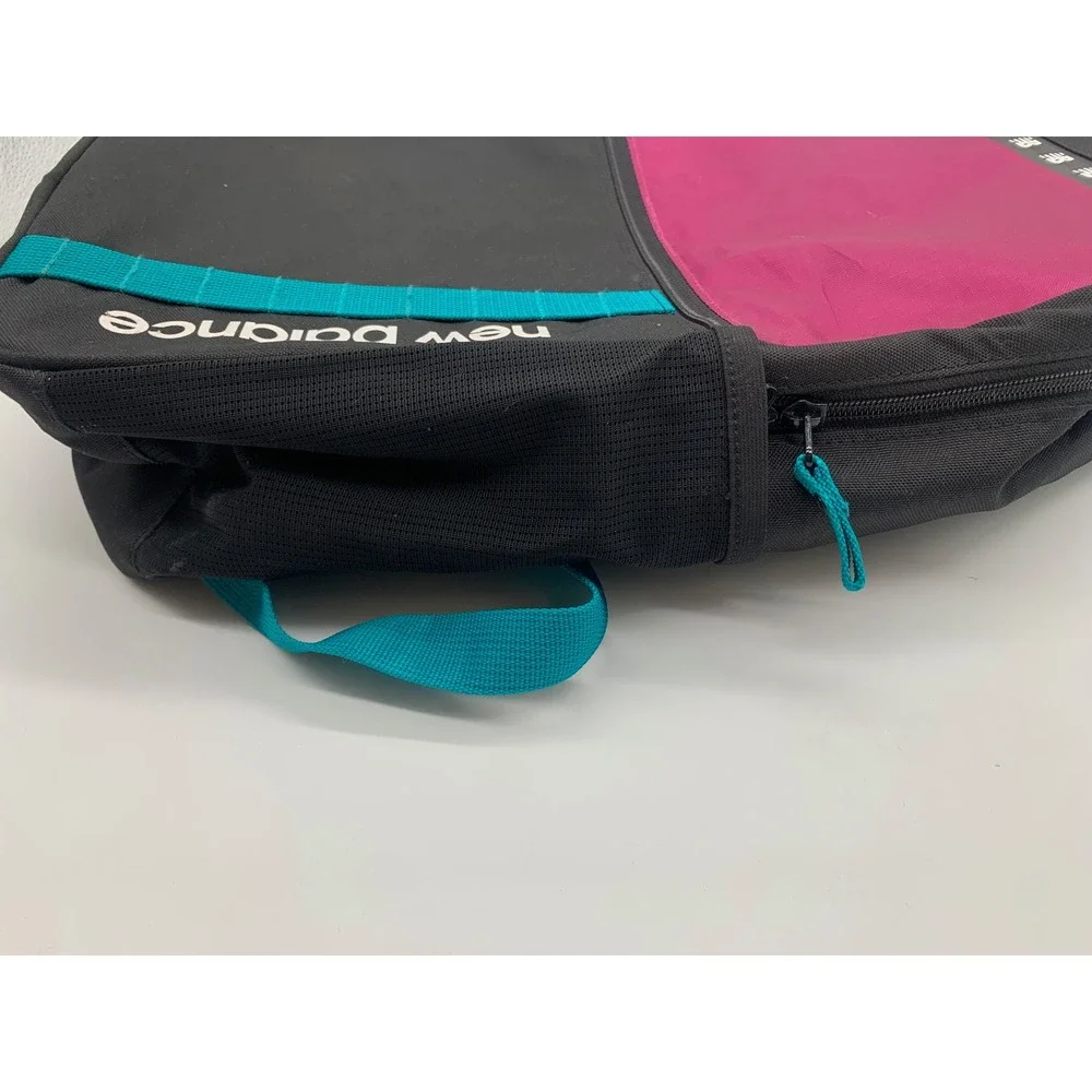 New‎ Balance Backpack Unisex OS Black Magenta Teal Colorblock Sporty Logo